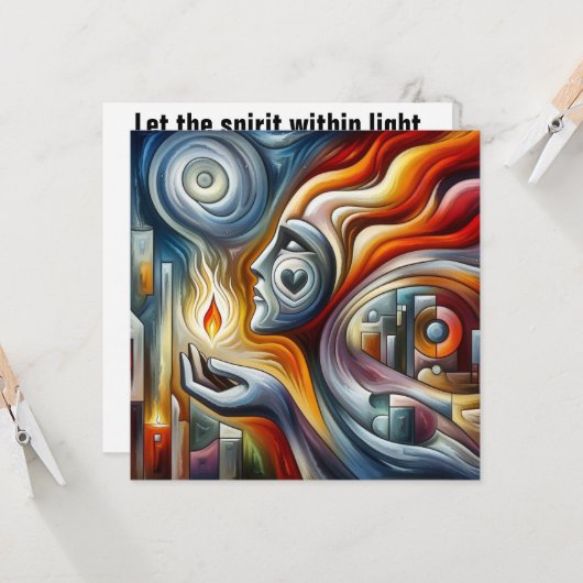 永遠の希望の炎 カード (正面/裏面インサイチュ)