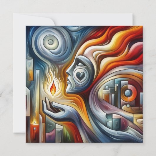 永遠の希望の炎 カード (正面)