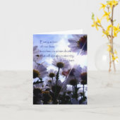 永遠の引用文のデイジーの花柄 カード (黄色い花)