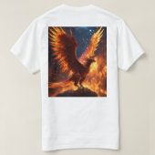 「永遠の御霊：伝統と現代の融合 Tシャツ (デザイン裏面)