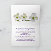 永遠の心地よい：キリスト教の同情カード カード (内部)