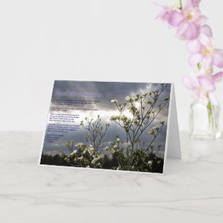 永遠の心地よい:キリスト教の同情カード カード