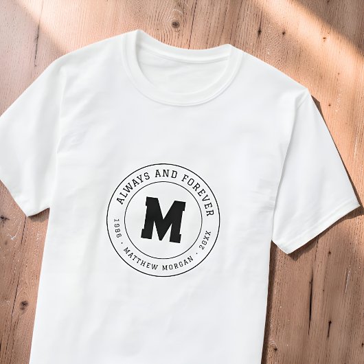 永遠の思い出モノグラム Tシャツ