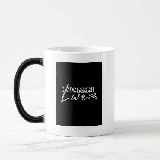 永遠の恋愛 愛の引用 コーヒーマグ 贈り物アイデア モーフィングマグカップ (左)