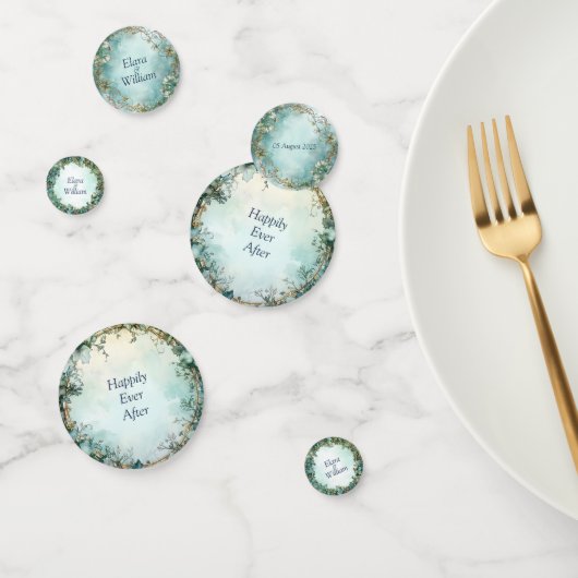 永遠の恵みエルフ結婚ンのテーブル コンフェッティ (グループ)