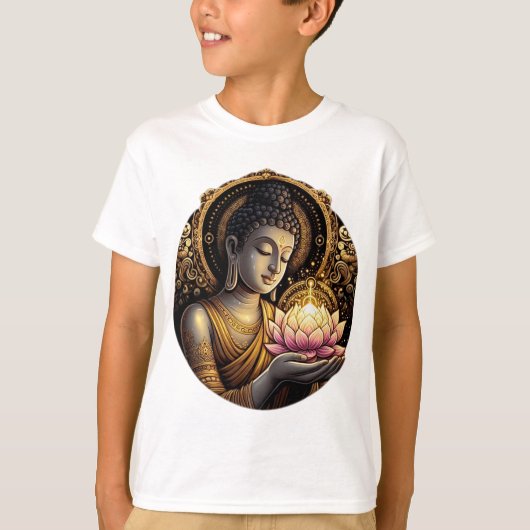 永遠の恵み神聖な蓮の仏» Tシャツ (正面)