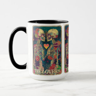 永遠の愛が生まれる！☕💀ザ❤️ラバーズタロット マグカップ