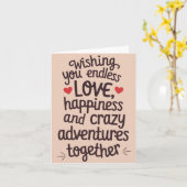 永遠の愛と冒険を祈熱狂するる カード (黄色い花)