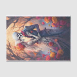 永遠の愛に巻き込まれ、火のようなゴシック様式の恋人たち 薄葉紙