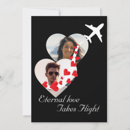 永遠の愛のカップル、写真、ロマンチック結婚、 招待状