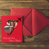 永遠の愛のカップル、写真、ロマンチック結婚、 招待状