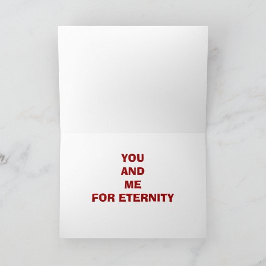 永遠の愛のカードのためにあなたと私のカードで シーズンカード (内部)