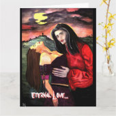 永遠の愛のグリーティングカード カード (黄色い花)