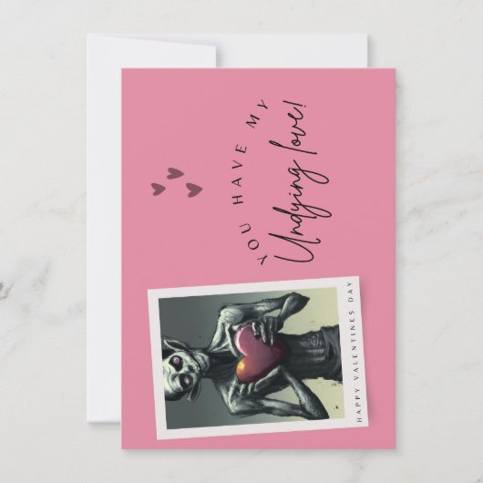 永遠の愛のバレンタインデーのカード シーズンカード (正面)