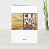 永遠の愛の中世の羊飼い シーズンカード (裏面)