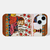 永遠の愛の中世ミニチュアパーチメント Case-Mate iPhoneケース (裏面 (横))