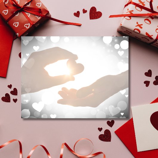 永遠の愛の光バレンタインデー シーズンポストカード