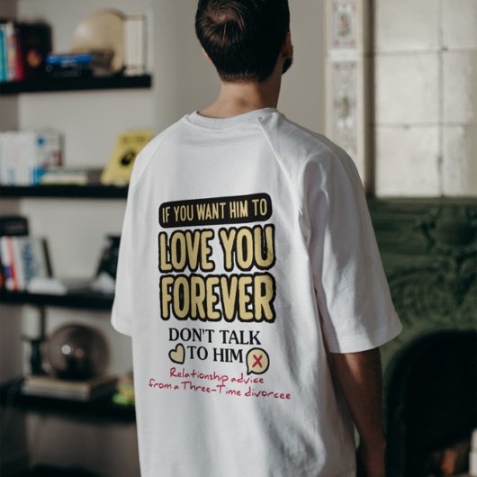 永遠の愛の助言(3度の離婚経験者より) トライブレンドTシャツ