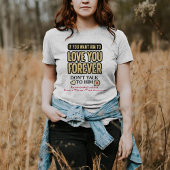 永遠の愛の助言(3度の離婚経験者より) トライブレンドTシャツ