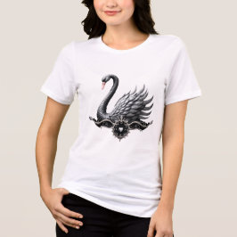 永遠の愛の白鳥、ここに始まる。 トライブレンドTシャツ