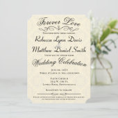 永遠の愛の結婚招待祈りの宣言 招待状 (スタンド正面)