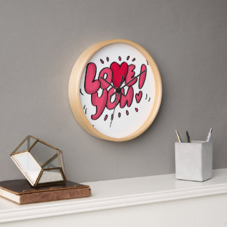 「永遠の愛の魔法 – 永遠のロマンスクライスト 壁時計