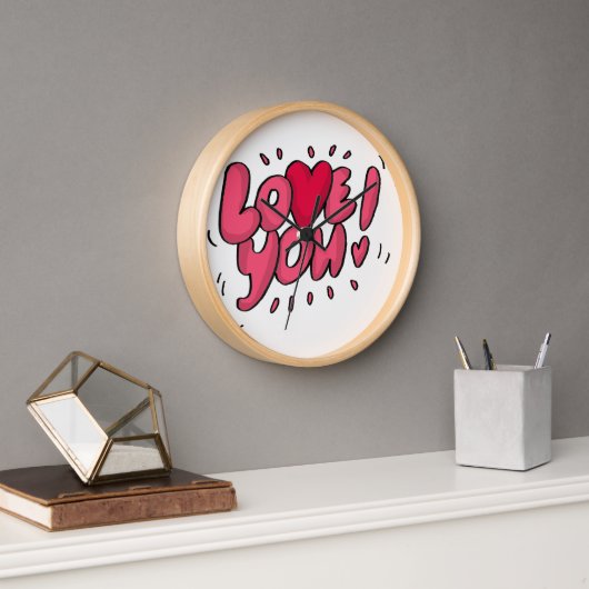 「永遠の愛の魔法 – 永遠のロマンスクライスト 壁時計 (オフィス)