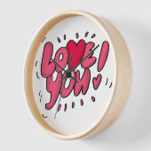 「永遠の愛の魔法 – 永遠のロマンスクライスト 壁時計 (傾斜)