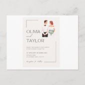 永遠の愛を広げるカードおめでとう ポストカード (正面)