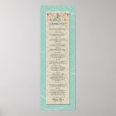 永遠の愛を構築する – アクアダマスクピーチバラ ポスター (正面)