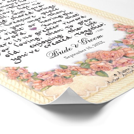 永遠の愛を築くためにオードリー・ジャンヌの表現 ポスター (角)