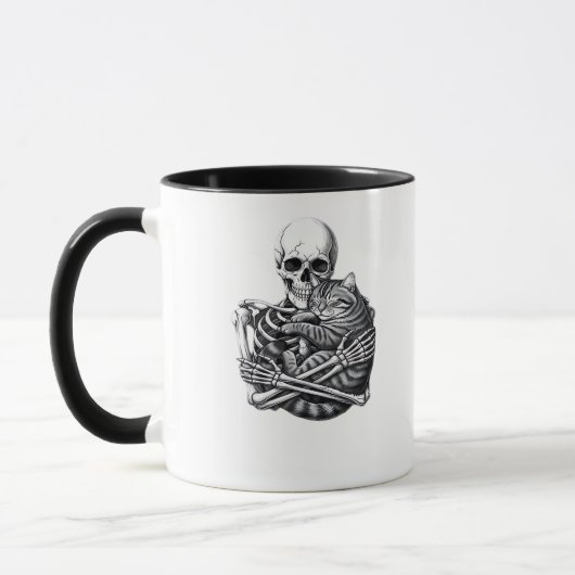 永遠の愛を誓うTill Death Do Us Partの名言デザイン マグカップ (左)