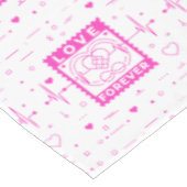永遠の愛イニシャルをカスタマイズ テーブルクロス (アングル)