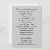 永遠の愛ゴシックヴァンパイア結婚ズ 招待状 (裏面)