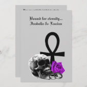 永遠の愛ゴシックヴァンパイア結婚ズ 招待状 (正面/裏面)