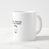 永遠の愛スローモーションクラシックデザイン ジャンボコーヒーマグカップ (正面右)