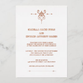 永遠の愛トワイライトベラとエドワード結婚ズ 箔招待状