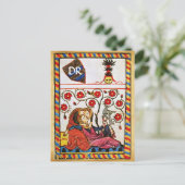 永遠の愛バレンタインデーパーチメントモノグラム シーズンポストカード (スタンド正面)