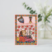 永遠の愛バレンタインデーパーチメントモノグラム シーズンポストカード (スタンド正面)