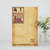 永遠の愛バレンタインデーパーチメントモノグラム 便箋 (スタンド正面)