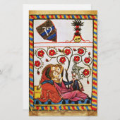 永遠の愛バレンタインデーパーチメントモノグラム 便箋 (正面/裏面)