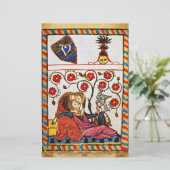 永遠の愛バレンタインデーパーチメントモノグラム 便箋 (スタンド正面)