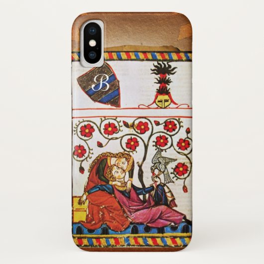永遠の愛モノグラムのパーチメント Case-Mate iPhoneケース (裏面)
