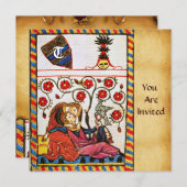 永遠の愛モノグラム 招待状 (正面/裏面)