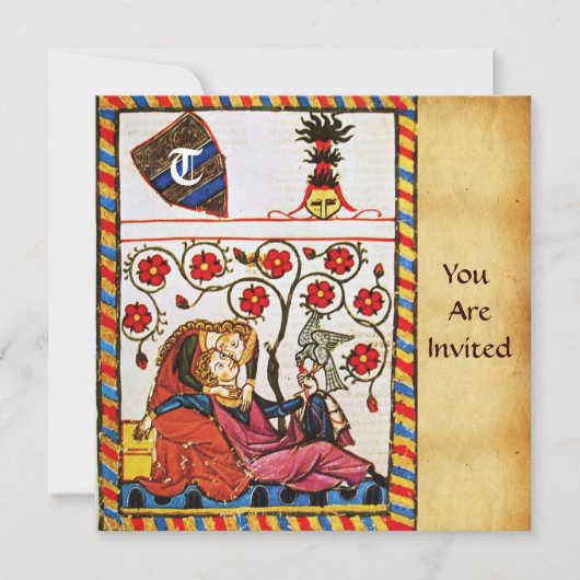 永遠の愛モノグラム 招待状 (正面)