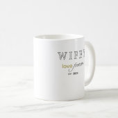 永遠の愛妻 記念日 コーヒーマグカップ (正面右)