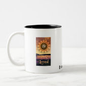 永遠の愛漢字のマグ ツートーンマグカップ (左)