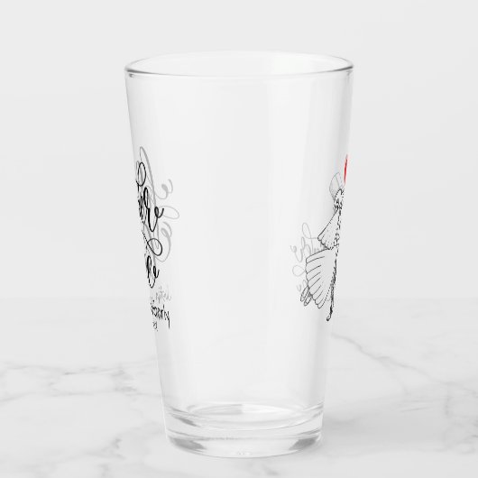 永遠の愛結婚のガラス タンブラーグラス (右)