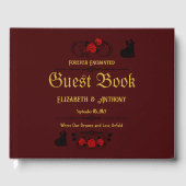 永遠の愛結婚の ゲストブック (正面)