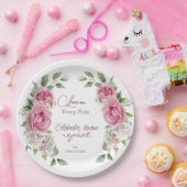 永遠の愛開花結婚ズ紙プレート ペーパープレート (パーティー)